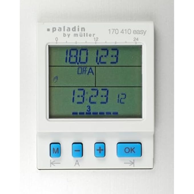 POWER STRIP 0874X00052031, 5-WAY WITH EL. TIMER SWITCH DAILY AND WEEKLY PROGRAM AND ADDITIONAL FUNCTIONS, ALUMINIUM HOUSING, MOUNTING OPTION, 1.5 M CABLE - Image 3