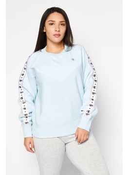 Champion Women Sportswear Fit Long Sleeve Outdoor Sweatshirts, Blue  - Image 1
