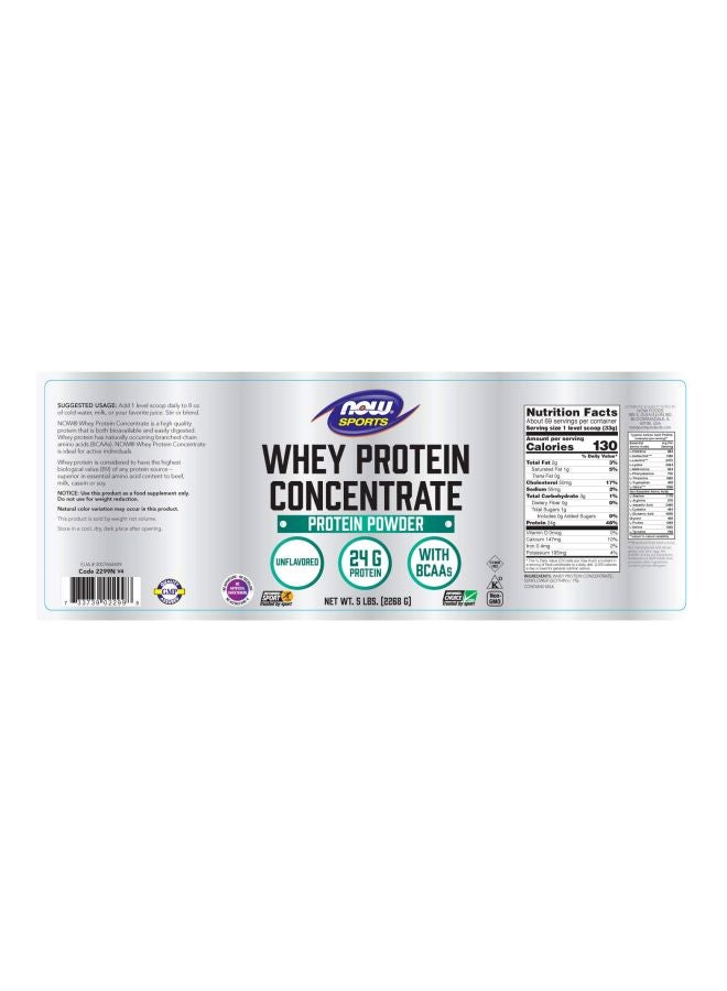 Now Foods Sports Concentrate Unflavored Whey Protein - Image 2
