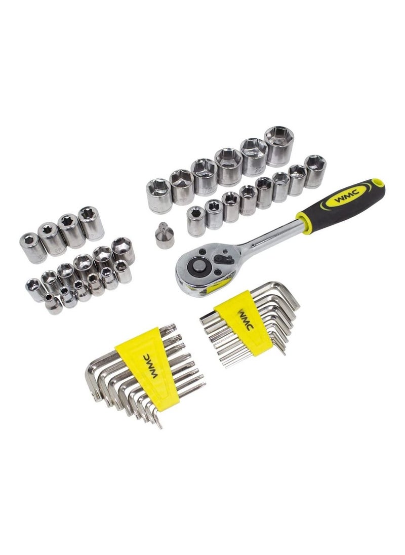 WMC TOOLS - WMC A set of tools for home and work 128 pcs for Home, Garage, Travel in a Practical Case - Image 1