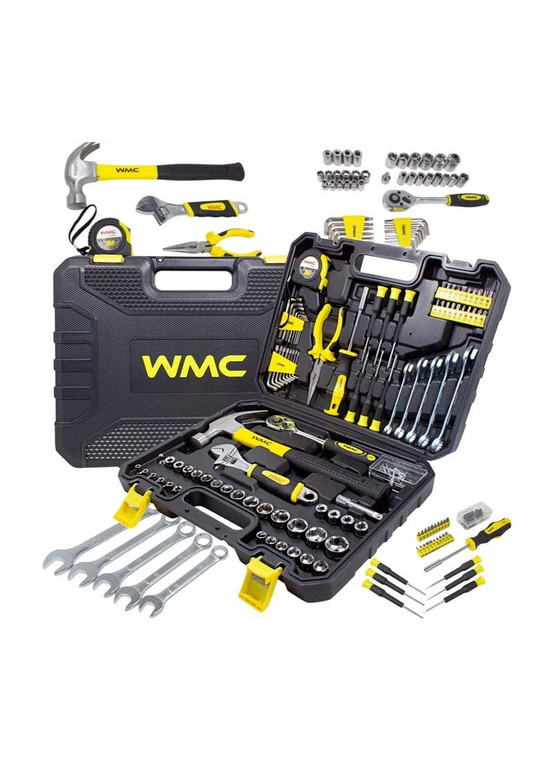 WMC TOOLS - WMC A set of tools for home and work 128 pcs for Home, Garage, Travel in a Practical Case - Image 1