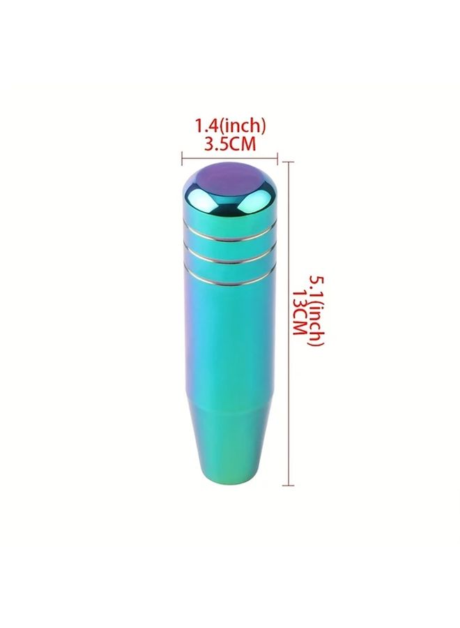 BRIDE Style Burnt Blue Aluminum Gear Shift Knob 5 12 Inch Universal Car Shifter - Image 2