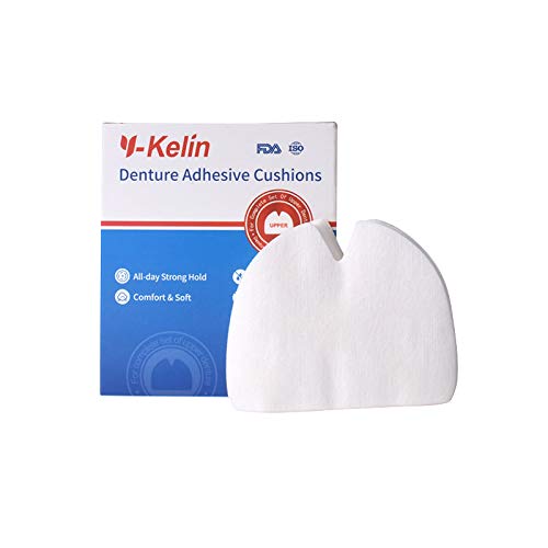 Y-Kelin Denture Adhesive Cushions, Upper Adhesive-Free Denture Pads for Sore Gums, 30 Pads*2 (60 Strips) - Image 2