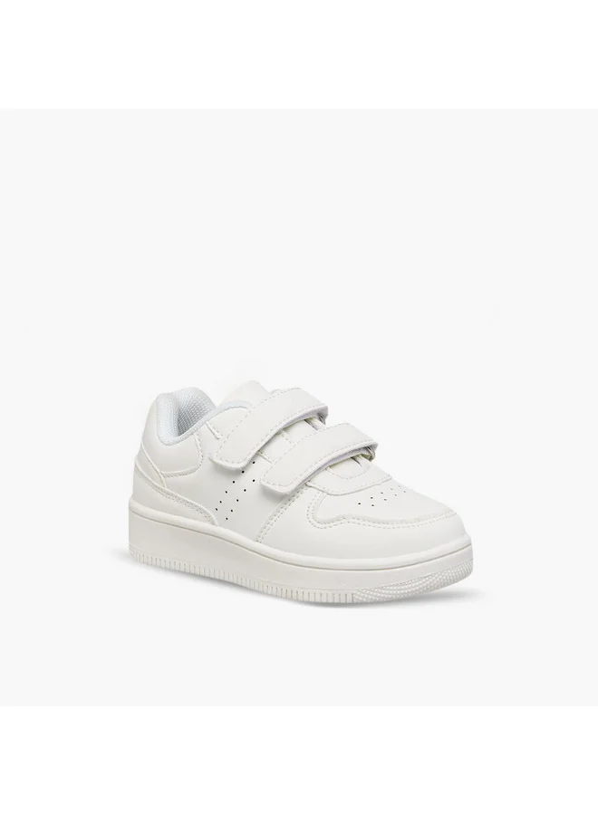 LBL by Shoexpress Boys Panelled Sneakers with Hook and Loop Closure