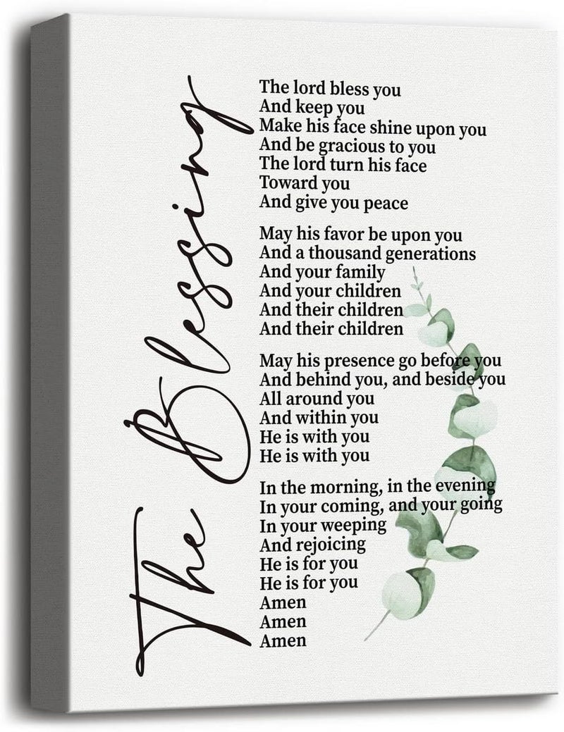 WKYAER The Blessing Canvas Wall Art - Image 1