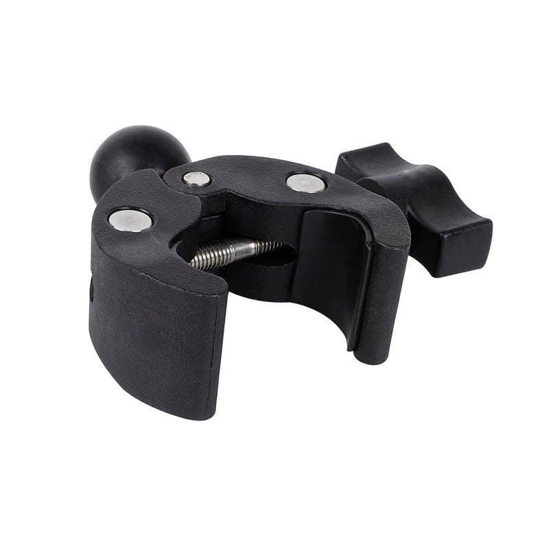 Leenconghui 1" Ball Adapter for Handlebar Clamp Mount Base, Compatible with RAM Mounts B Size Double Socket Arm & Bike Motorcycle Phone Mount Holder - Image 3