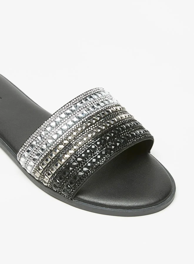 سيليست WomenS Embellished SlipOn Flat Sandals