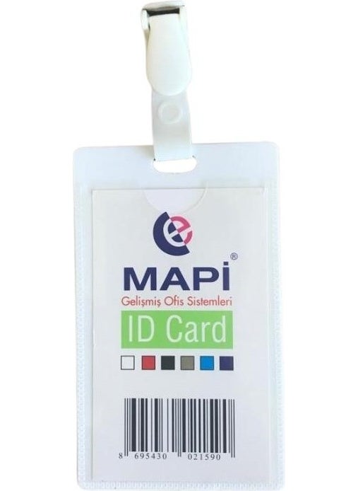 MAPi PP Clip Vertical Card Bag Black 5 Pack Blister 