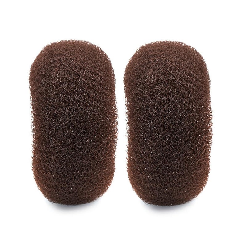 2 Pcs Hair Volume Clip Bump It Up Hair Clip Sponge Bump It Up Volume Inserts Hair Base Hair Pad Do Beehive Hair Base Hair Styling Tools for Women GirlsBrown