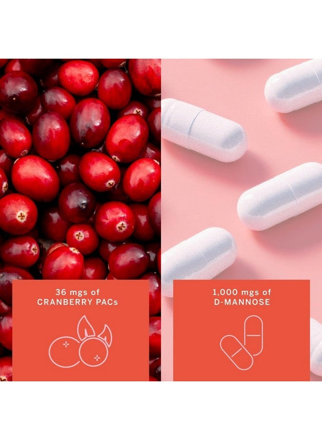 Gemma Stay On Tract Cranberry Supplement - Urinary Tract Support for Women - 36mg of Cranberry PACs and 1,000mg of D-Mannose 60 Count (Pack of 1) - Image 4