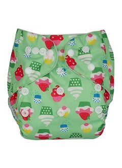 Chinmay Kids Combo Of Printed Cloth Diaperreusable Washable Adjustable Snap Buttons Cloth Diaper For Babies (0 36 Months) With Wet Free Insert Pads (Pack Of 3) (Baby Pinkdark Bluegreen)  - Image 5