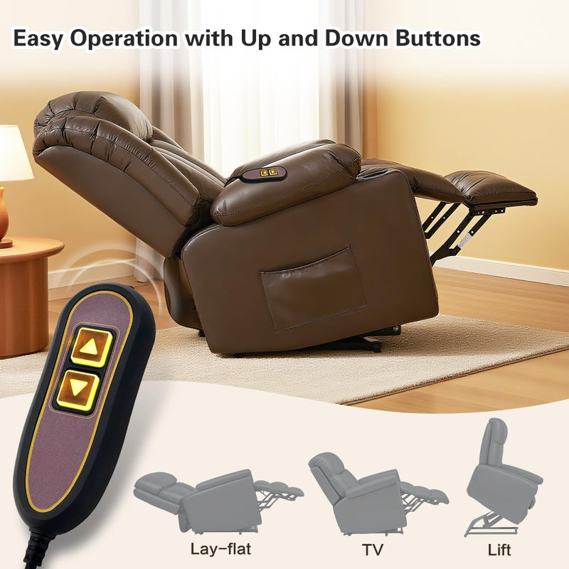 Kariwust 2 Button 5 Pin Remote Replacing Zk1200-Hc Hand Control Replacement With Usb And Backlight For Lift Chair Power Recliner - Image 3
