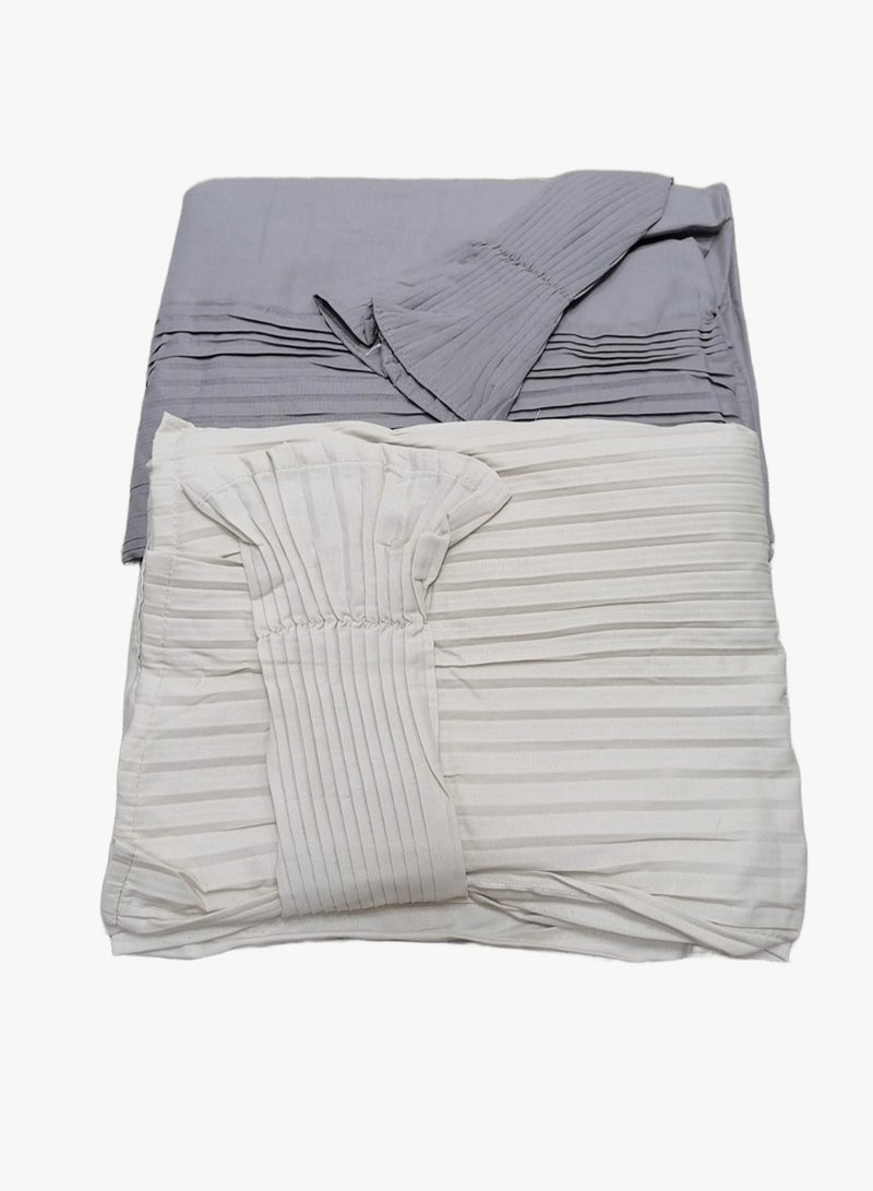 مون 2/شرشف صلاة مرد قطن ناعم ومريح للغاية  يتضمن طرحة ويغطي الجسم بالكامل بمقاس موحد وواسع مناسب لجميع الأجسام - Image 1