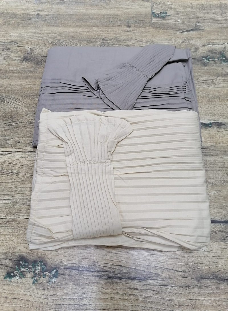 مون 2/شرشف صلاة مرد قطن ناعم ومريح للغاية  يتضمن طرحة ويغطي الجسم بالكامل بمقاس موحد وواسع مناسب لجميع الأجسام - Image 2