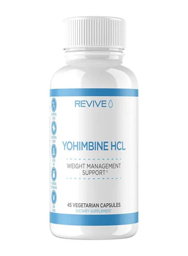 Revive Yohimbine HCL support energy and focus during workouts - 45 Capsules
