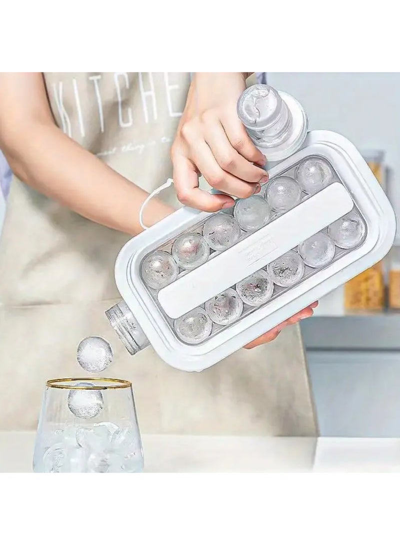 كوالتي صانع كرات الثلج من السيليكون المحمول، غلاية، قالب مكعبات ثلج إبداعي، أدوات مطبخ وبار، أداة صنع شبكة هوكي الجليد، غلاية - Image 1