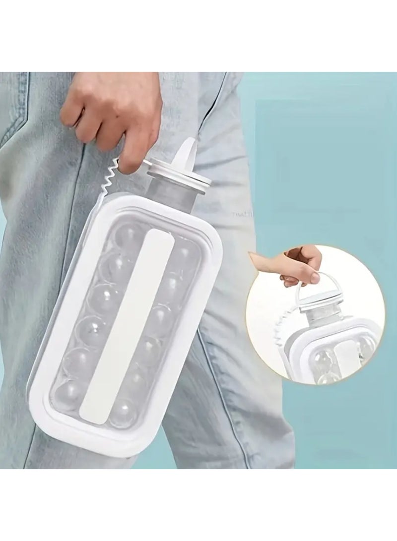 كوالتي صانع كرات الثلج من السيليكون المحمول، غلاية، قالب مكعبات ثلج إبداعي، أدوات مطبخ وبار، أداة صنع شبكة هوكي الجليد، غلاية - Image 2