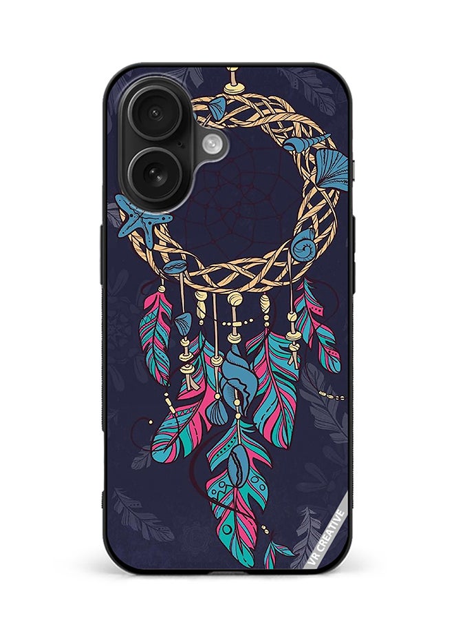 VR CREATIVE Protective Case Cover For Apple iPhone 16 Plus Dream Catcher Design Multicolour