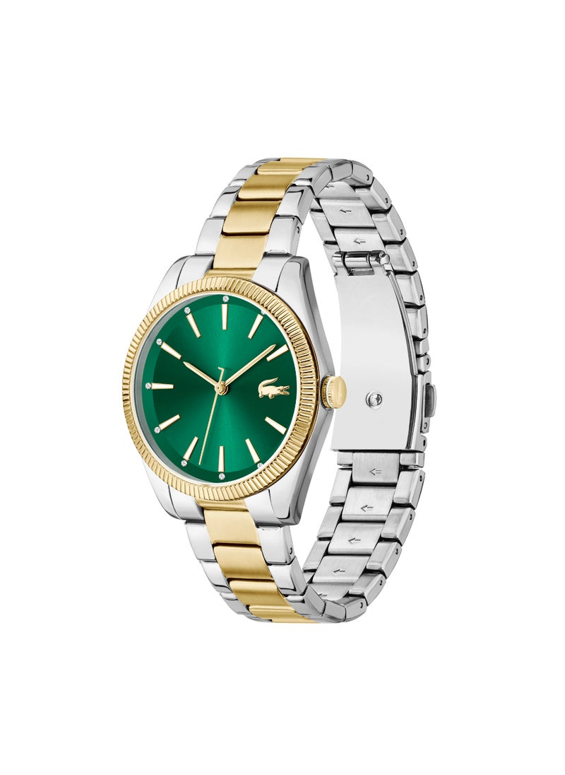 LACOSTE LACOSTE ROUND ANALOG WOMEN'S DARK GREEN CASE WATCH - 2001415  - Image 1