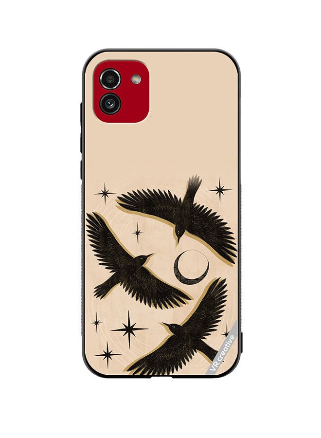 VR CREATIVE Protective Case Cover For Samsung Galaxy A03 Birds Design Multicolour - Image 1