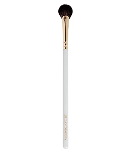 Jillian Dempsey Mini Fan Eye Makeup Brush All in One Eyeshadow Makeup Brush MultiFunctional Synthetic Vegan Eye Shadow Brush - Image 1