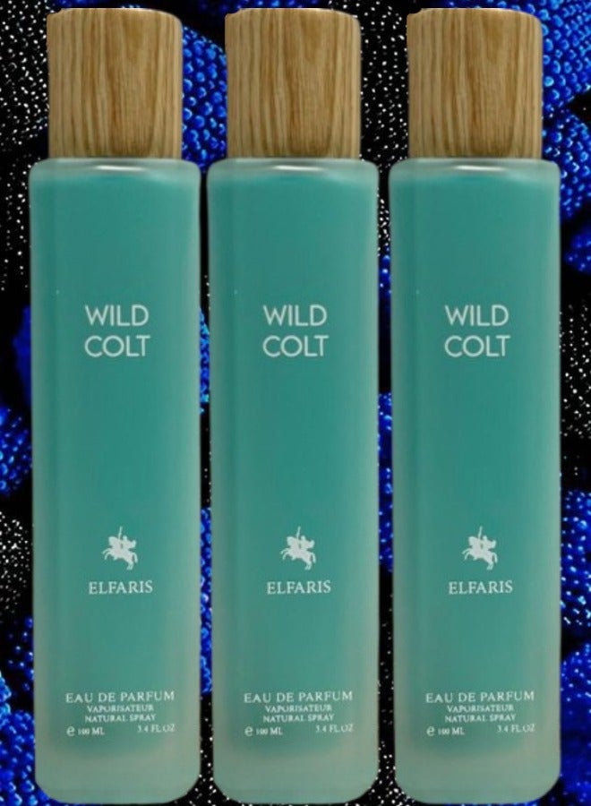 وايلد 3 قطع عطر وايلد كولت الفارس 100 مل - Image 1