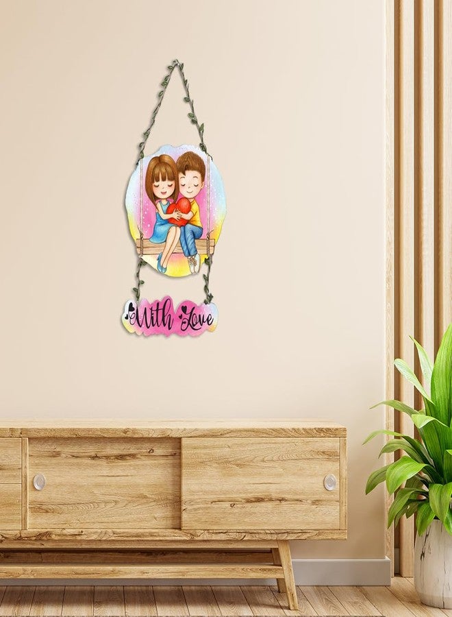 لوحة جدارية جميلة مطبوعة رقميًا من كاميري بازار، هدية مثالية لعيد الحب، ديكور منزلي، غرفة نوم، هدية رائعة للحبيبين (مجموعة من قطعة واحدة) - Image 5