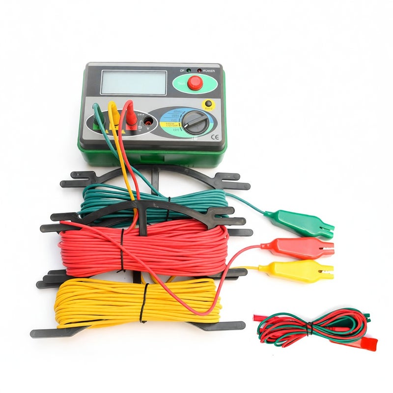DUOYI DY4100 Ground Resistance Tester Digital Meggers Protections Grounding Resistance Meter Ground Resistance Tester Earth Resistance Tester Ground Resistance Instrument Megohmmeter - Image 1