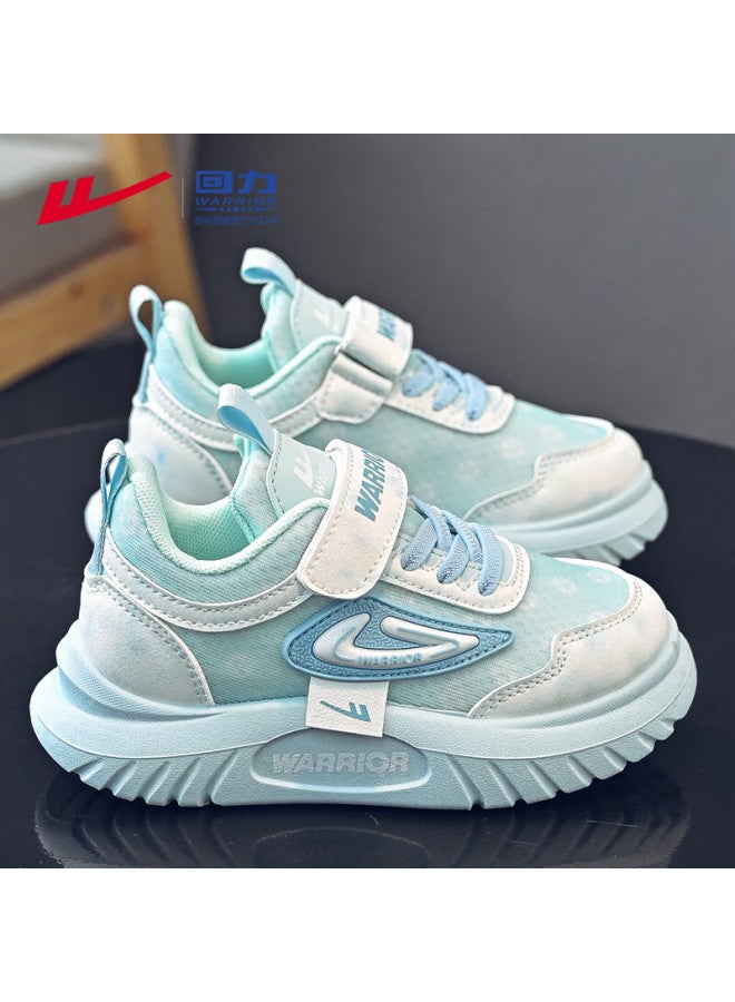 Warrior Boys' Spring And Autumn Mesh Breathable Soft Bottom Children's Sports Shoes Wz-0926 Moonlight 33