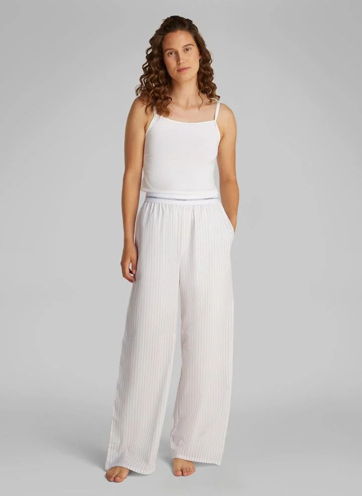 CALVIN KLEIN Logo High Waist Pants