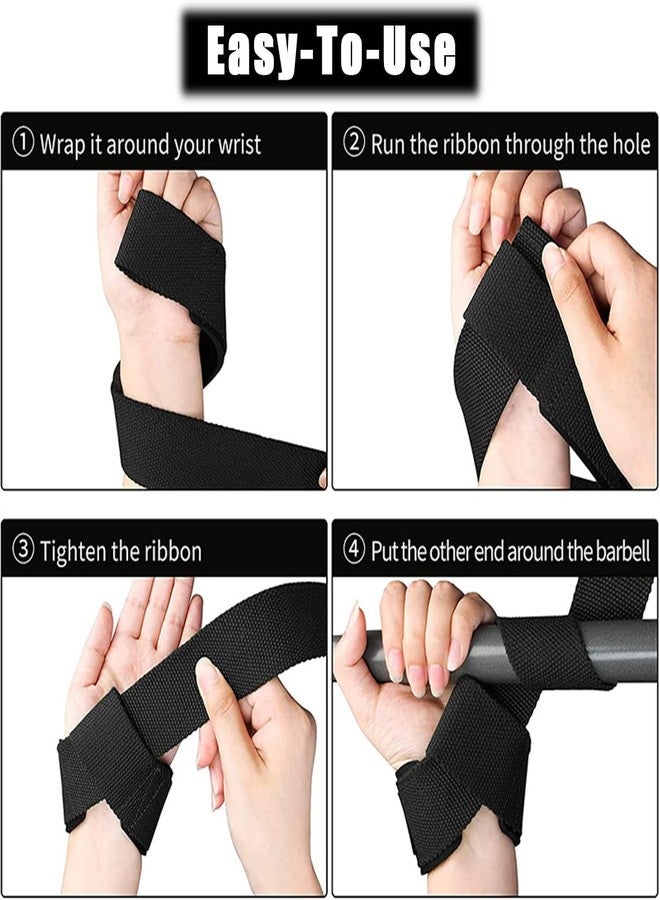 Fitcozi weight lifting straps neoprene padded lifting straps fitness strap & gym straps for fitness strength-training-equipment weight-lifting gym workouts bodybuilding - Image 4
