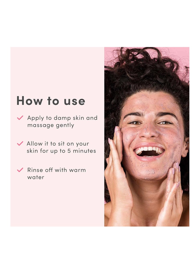 Sand & Sky - Sand & Sky Flash Perfection Exfoliating Treatment Face Scrub - Face cleanser Australian Pink Clay Moisturizing Facial Exfoliator For Face | With Rosehip, Grapeseed, Olive Oil (3.4 oz) - Image 1