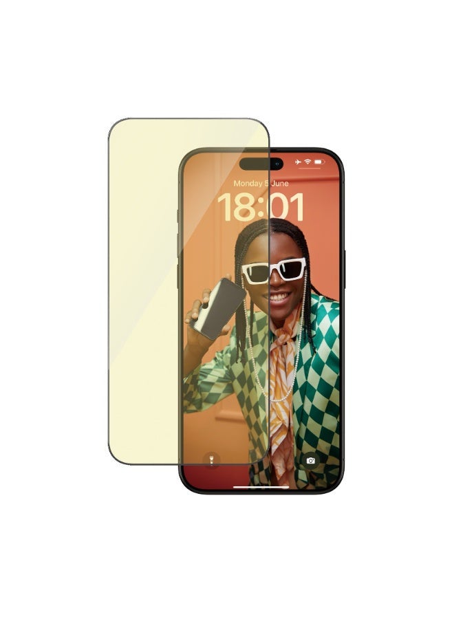 PanzerGlass iPhone 15 Pro Max Anti-Reflective & Anti- Bluelight Screen Protector - Image 1