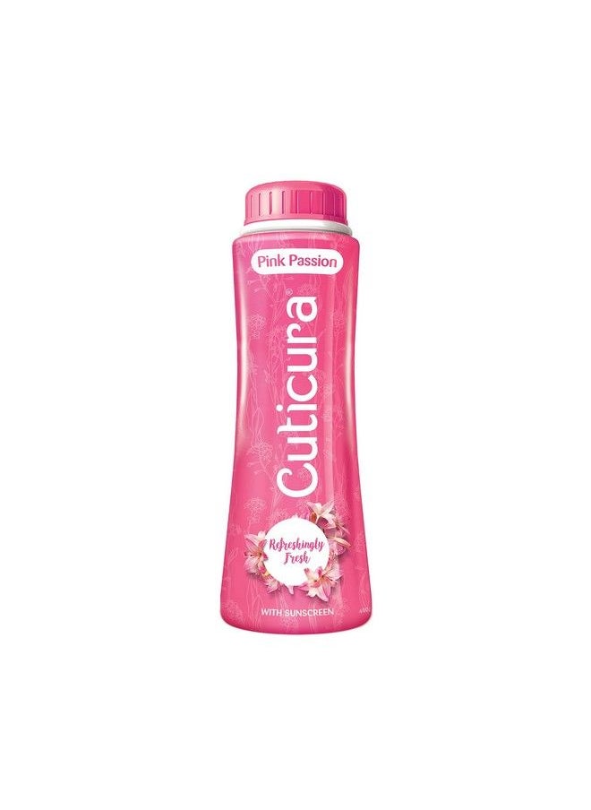 cuticura - Pink Passion Talcum Powder 400 G - Image 1