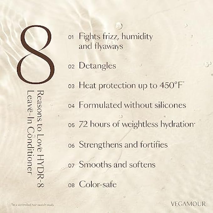 VEGAMOUR DETANGLING AND FRIZZ REDUCING HYDR-8 LEAVE-IN CONDITIONER 5 OZ / 147 ML - Image 3