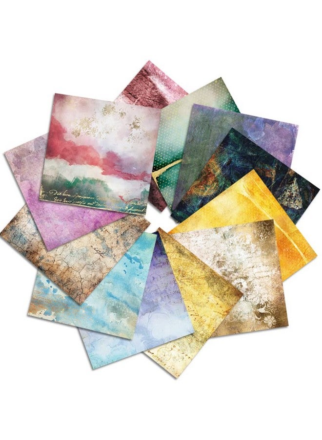 أي كامو ورق سجل القصاصات العتيق، ورق ديكوباج جمالي، 12×12 - 24 ورقة، ورق منقوش من جانب واحد، ورق مقوى، ورق تدوين، وسادة ورقية لصناعة البطاقات في العطلات، ورق أوريجامي مزخرف يدوي. - Image 3