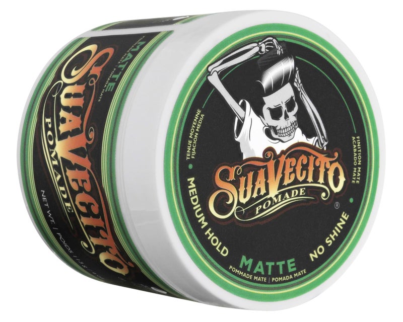 Suavecito Pomade Matte (No Shine) Formula 4 oz, 1 Pack - Medium Hold Hair Pomade For Men - Matte Hair Paste For Natural Texture Hairstyles - Image 2