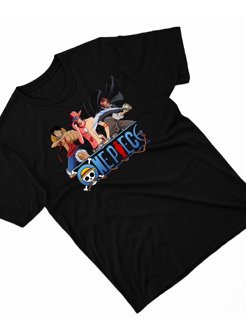 Fashion World Cotton T-shirt Printed with High-quality Anime One piece - Image 2