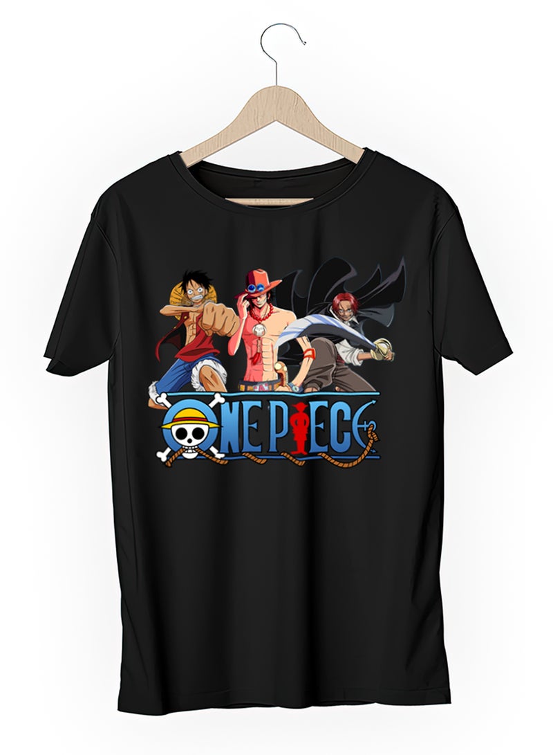 Fashion World Cotton T-shirt Printed with High-quality Anime One piece - Image 3