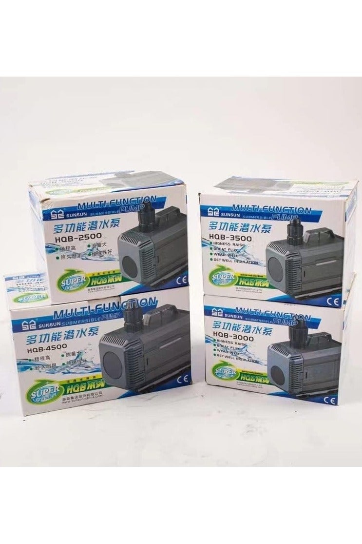 سان سان مضخة غاطسة للمياه HQB 5500/6800 لتر/ساعة، 200 واط، ارتفاع ضخ المياه 5.5 متر/مضخة غاطسة لأحواض السمك والنوافير والبرك. - Image 5