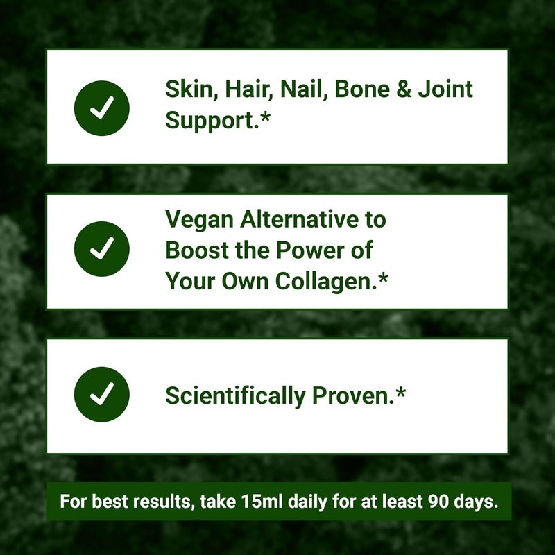 Orgono Living Silica PlantBased Collagen Booster  Horsetail Extract  Rosemary  Supports Collagen  Elastin for Joint  Bone Health Glowing Skin Strong Hair  Nails  3385 Fl Oz - Image 3