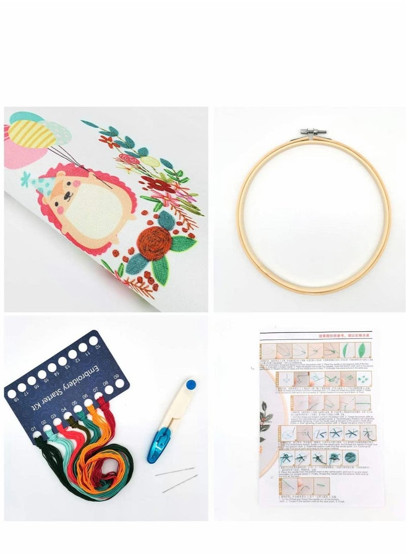 Excefore - Stamped Embroidery Kit for Beginners with Pattern - Image 1
