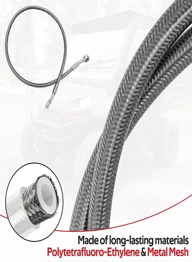 JAVIK Front Left Brake Hose Line for Polaris Ranger-800 2010-2017 Ranger-Diesel-900 2011-2014 Ranger-500-4x4 2010, OEM# 1911582 - Image 3