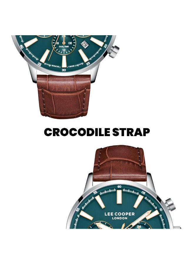 Lee Cooper Men Leather Analog Watch LC08401.392 - 21 mm - Image 1