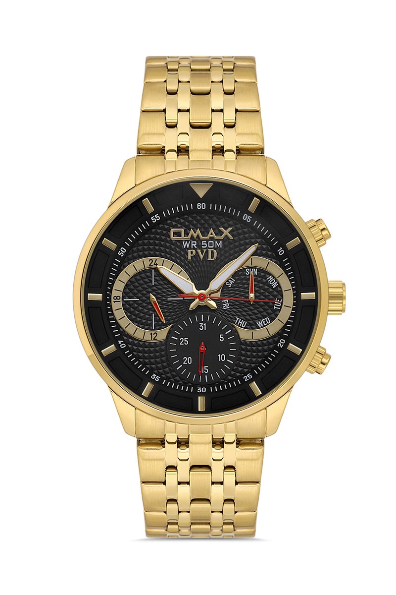 OMAX Men's Wrist-Watch | Analog | Stainless Steel Band | Elegant Design - Image 1