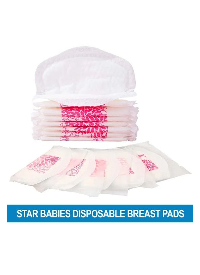 STAR BABiES - Star Babies - Disposable Breast Pad - Pack of 30 - White - Style May Vary - Image 1