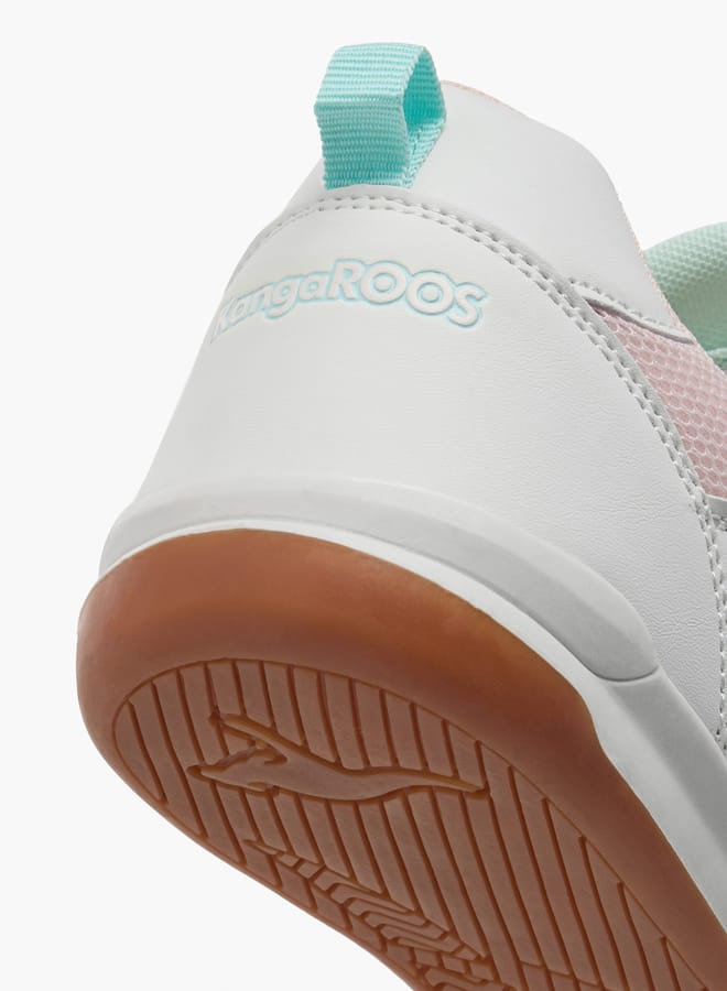 kangaROOS Women's Logo Detail Sports Shoes With Hook And Loop Closure - Image 5