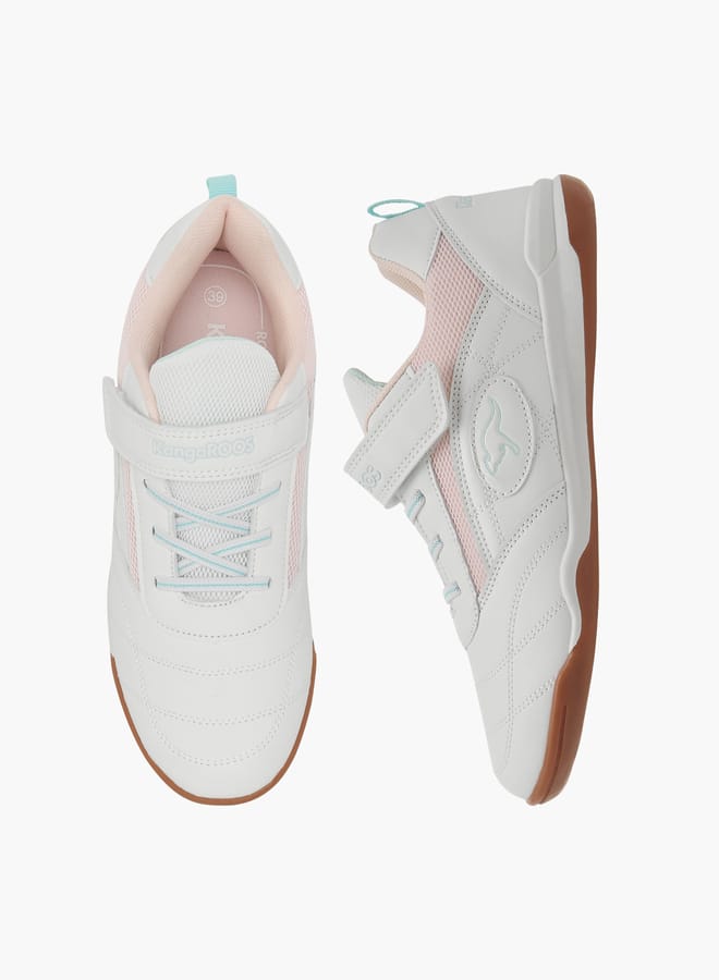 kangaROOS Women's Logo Detail Sports Shoes With Hook And Loop Closure - Image 1