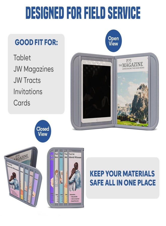 OLDECORY JW Tract Holder, JW Magazine Holder, JW Field Service Supplies, JW Ministry Supplies, JW Ministry Organizer, Jehovahs Witnesses Gifts, jw.org Accessories, JW Pioneer Gifts, Best Life Ever JW Gifts - Image 4
