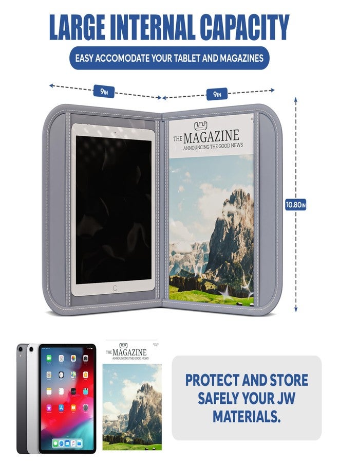 OLDECORY JW Tract Holder, JW Magazine Holder, JW Field Service Supplies, JW Ministry Supplies, JW Ministry Organizer, Jehovahs Witnesses Gifts, jw.org Accessories, JW Pioneer Gifts, Best Life Ever JW Gifts - Image 3